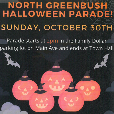 Halloween parade flyer